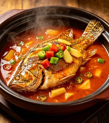 臭鳜鱼煲