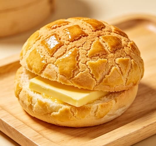 港式菠萝油