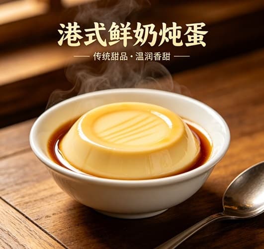 港式鲜奶炖蛋