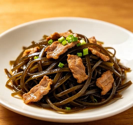 鹿角菜炒肉