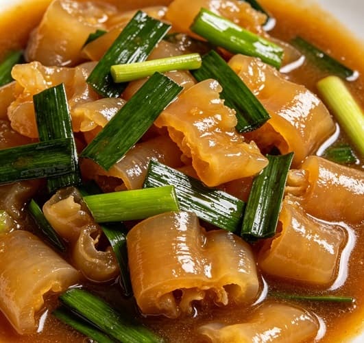 葱烧蹄筋