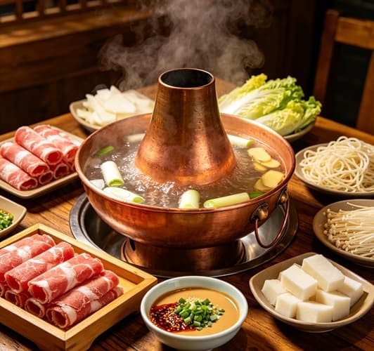 铜锅涮肉