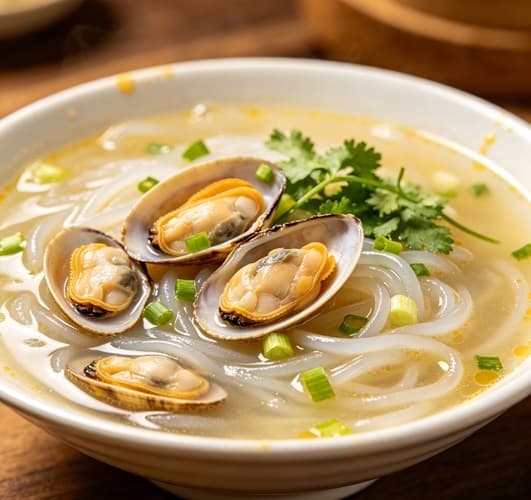 海蛏滑粉汤