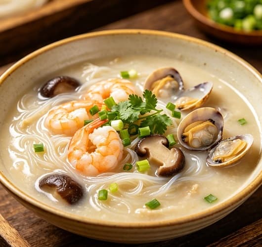 鸡汤氽海蚌